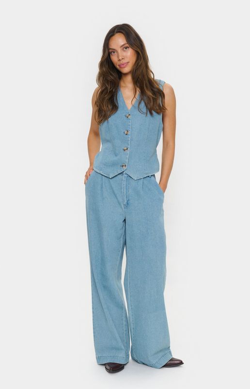 Saint Tropez - Jeans - Blauw - 100% Katoen