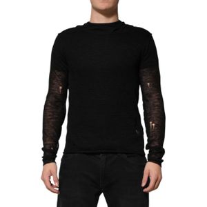 Dolce & Gabbana - Longsleeve T-shirt - Zwart