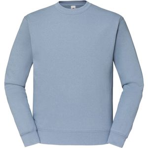 Fruit of the Loom Heren Klassiek 80/20 Raglan Sweatshirt (Mineraalblauw)