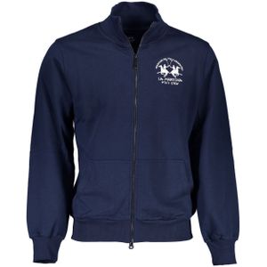 La Martina - Sweatshirt met Rits - Blauw - Katoen