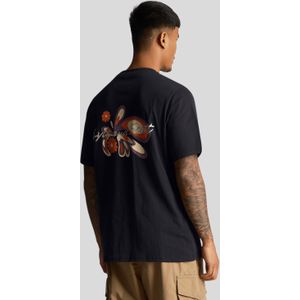Lyle And Scott - Graphic T-Shirt - Zwart