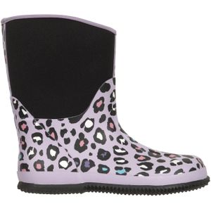 Mountain Warehouse Kinder/Kinder Puddle Luipaardprint Mucker Laarzen (Lila)
