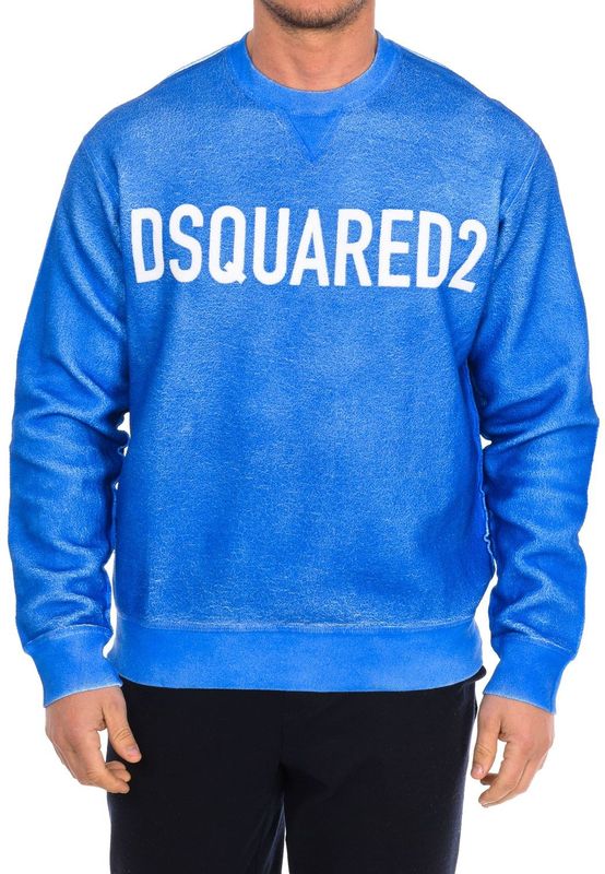 Dsquared2 - Iconic Logo Sweatshirt - Blauw - Heren - Katoen