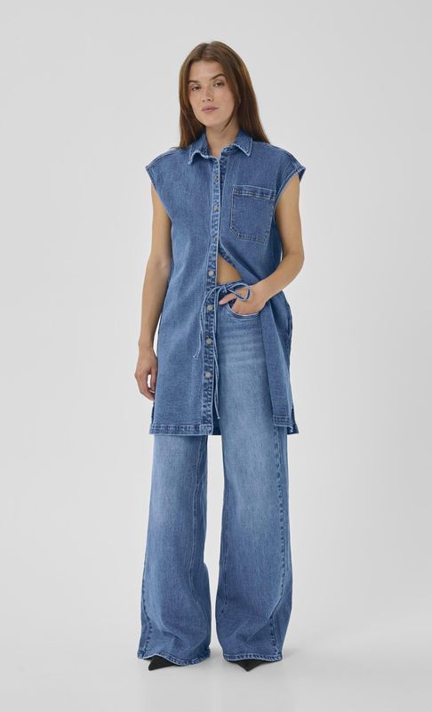 Denim Jurk MWLeyla Denim Jurk Box fit medium blue