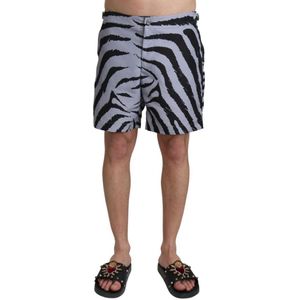 Zebra Print Beachwear Shorts