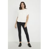 Mouwloos Shirt - Chalk White - Loose Fit