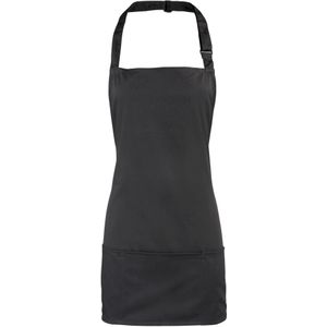 Premier Kleuren 2-in-1 schort / werkkleding (Pack of 2) (Zwart)
