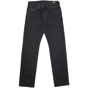 Diesel Larkee Jeans Met Rechte Pasvorm Voor Heren, Zwart - Maat 30/32