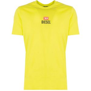 Diesel T-Shirt T-Just Mannen geel