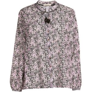 Circle Of Trust Top Kate Met All Over Print Oudroze/zwart - Maat L