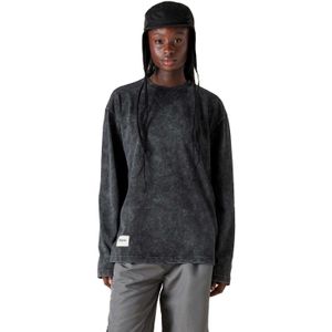 Mizuno Heren Sportstyle T-shirt met lange mouwen (Zwart)