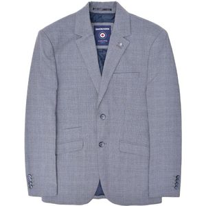 Lambretta Heren Dawson Geruite Blazer (Grijs)