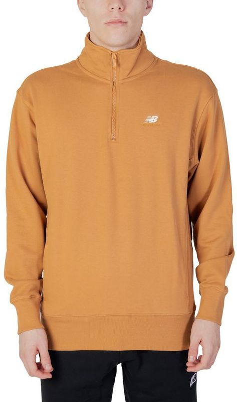 New Balance - Zip-Up Sweatshirt - Bruin - Machinewasbaar