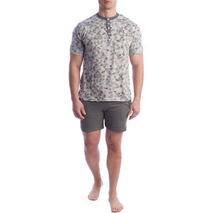 Herenpyjama 100% katoen met korte mouwen KL30000