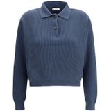 Brunello Cucinelli - Gebreide Trui - Blauw - Katoen