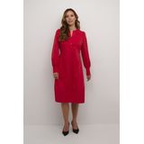 Blousejurk - Effen - Antoinett - Katoen - Lange Mouw - Knielengte