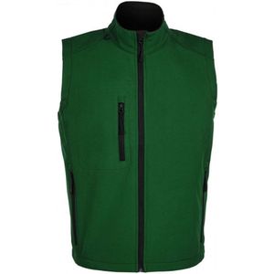 SOLS Heren Rallye Soft Shell Bodywarmer Jacket (Fles groen)