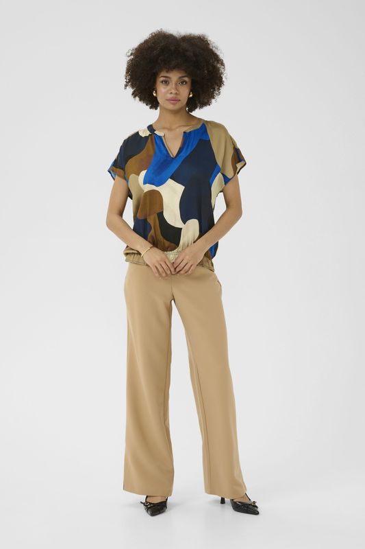 Blouse met korte mouwen CUdana Relaxed fit multicolour