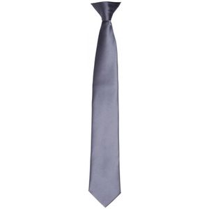 Premier Satijnen stropdas voor volwassenen (Staal)