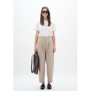 Casual broek Regular fit Clay beige