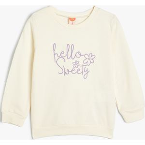 Koton SWEATSHIRTS Ronde kraag geborduurd Sweatshirt