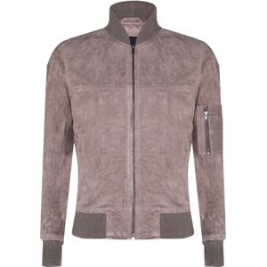 Suède - Truckershirt - Leren Jack