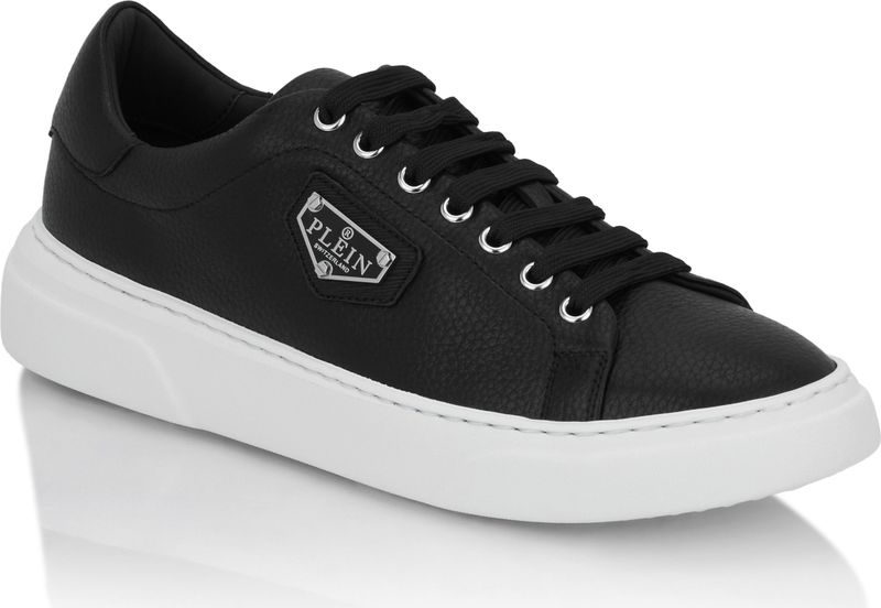 Leather Lo-Top Sneakers Iconic Plein