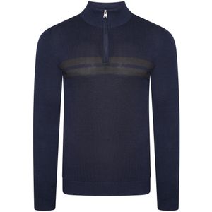 Dare 2B Heren Unite Us Gebreide Half Rits Sweatshirt (Nightfall marine/ebbenhout)