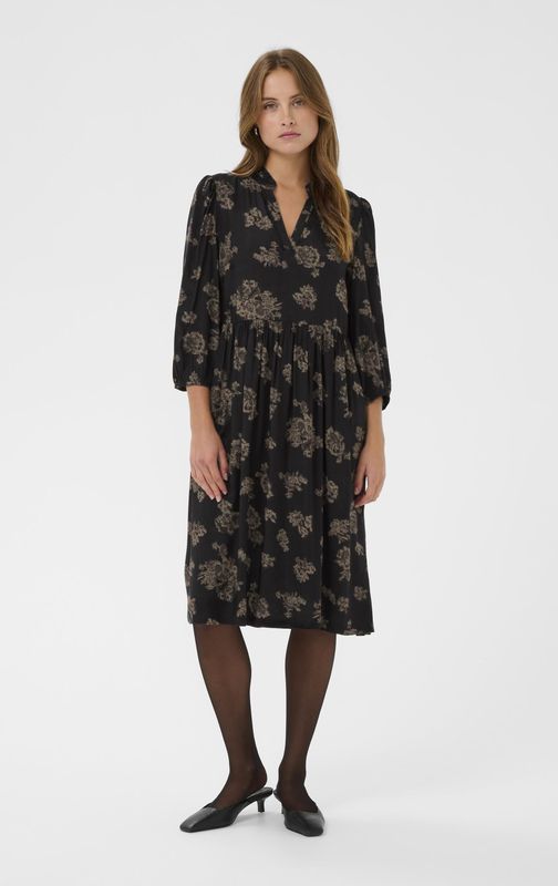 Jurk KAeverly Jurk Regular fit black brown