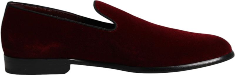 Dolce & Gabbana, Heren, Schoenen, Rood, Maat: 42 EU Velours,