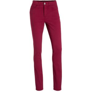 anytime high rise skinny jeans donkerrood