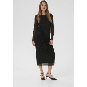 CUbingo - Fitted - Midi-jurk - Zwart - Dames