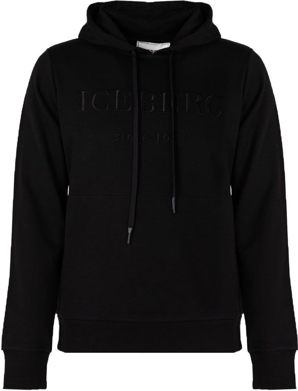 Iceberg - Blouse Hoodie - Zwart - Mannen