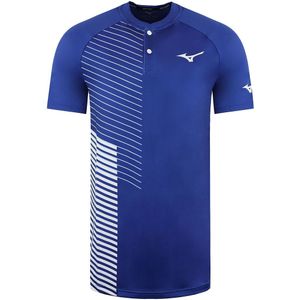 Mizuno - Graphic Logo - Mouwloze Damestop - Blauw