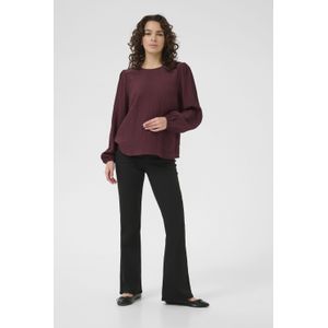 Blouse met lange mouwen KAvivy Regular fit bordo