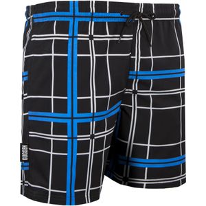 GUGGEN MOUNTAIN - Geruite Zwembroek - Blauw - Heren