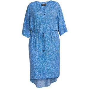 No.1 by OX jurk met stippen blauw