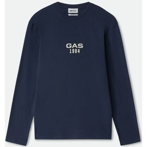 Herenblauw DHARIS M/L 1984 T-shirt met lange mouwen