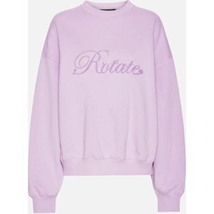 Dames Rotate Sunday Heavy Crewneck Sweatshirt in Lila