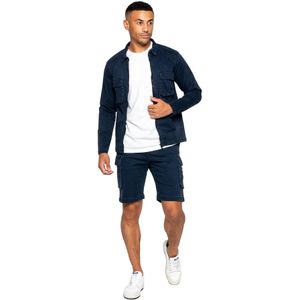 Enzo - Cargo Trainingspak - Navy - Heren - Met Korte Broek Set