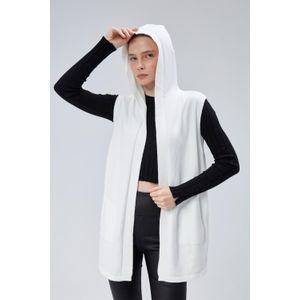 Gebreide Vest met Capuchon