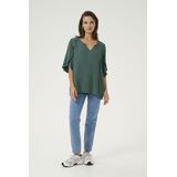 Kaffe - KA Mona - Blouse - Donkergroen