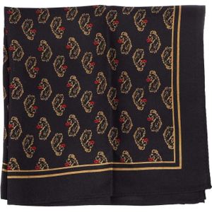 Luke 1977 Heren Zakdoek (Zwart/Rood)