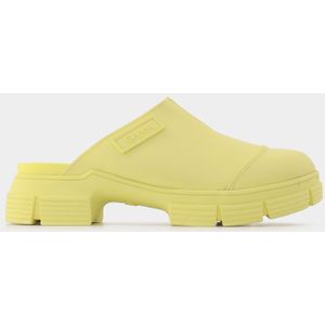 Gele Muiltjes - Gerecycled Rubber - Hakhoogte 4 cm