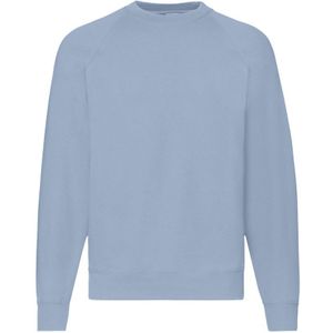 Fruit Of The Loom Heren Raglan Mouwen Belcoro® Sweatshirt (Mineraalblauw) - Maat M