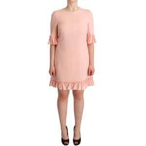 Dolce & Gabbana - Kokerjurk - Roze - Gerimpelde Mouw