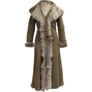 Dames - Toscana - Trenchcoat - Suède - Met Capuchon