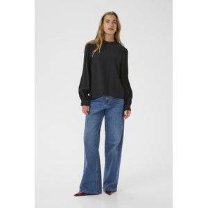 Blouse met lange mouwen KArea Regular fit black