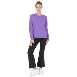 Crown Of Edinburgh Cashmere Dames Trui Met Ronde Hals Coe 0014 Lavendel
