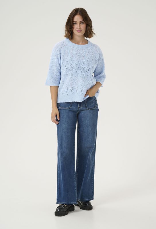 Pullover - Loose Fit - Blauw
